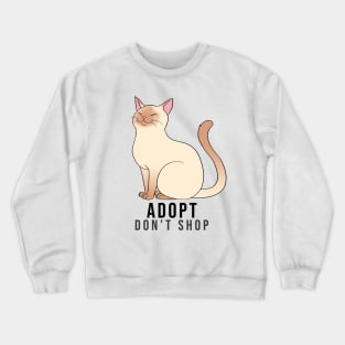 Adopt Don't Shop! Crewneck Sweatshirt